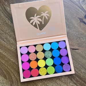 NEW ColourPop She’s a Rainbow 24 pan Eyeshadow Palette + Tidal palette